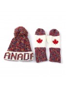 Canada Winter Hat & Mitten Set