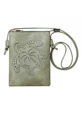 HG256-4-02 Sea Turtle & Palm Tree